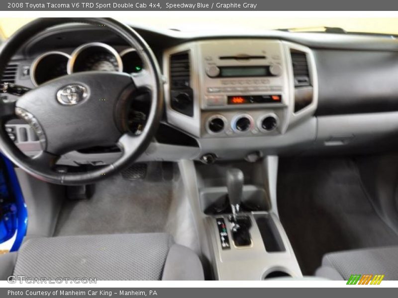 Dashboard of 2008 Tacoma V6 TRD Sport Double Cab 4x4