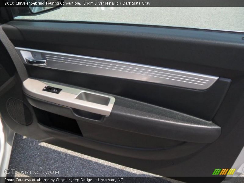 Bright Silver Metallic / Dark Slate Gray 2010 Chrysler Sebring Touring Convertible