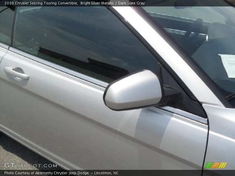 Bright Silver Metallic / Dark Slate Gray 2010 Chrysler Sebring Touring Convertible