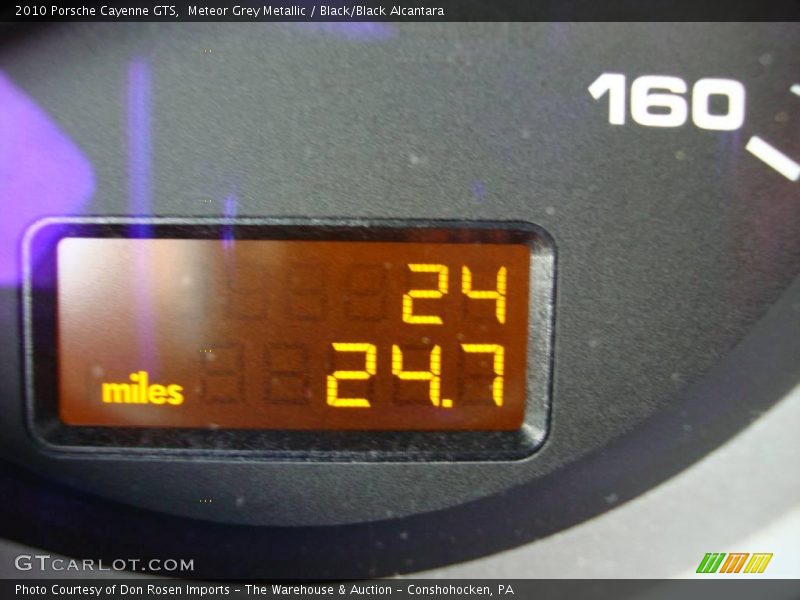 Meteor Grey Metallic / Black/Black Alcantara 2010 Porsche Cayenne GTS