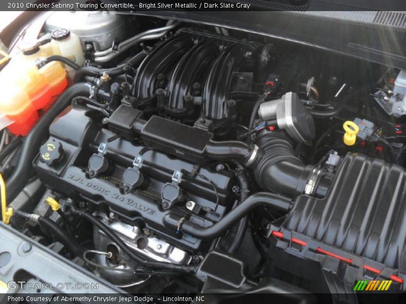 Bright Silver Metallic / Dark Slate Gray 2010 Chrysler Sebring Touring Convertible