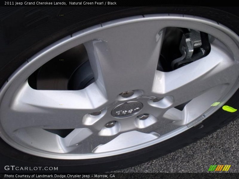 Natural Green Pearl / Black 2011 Jeep Grand Cherokee Laredo