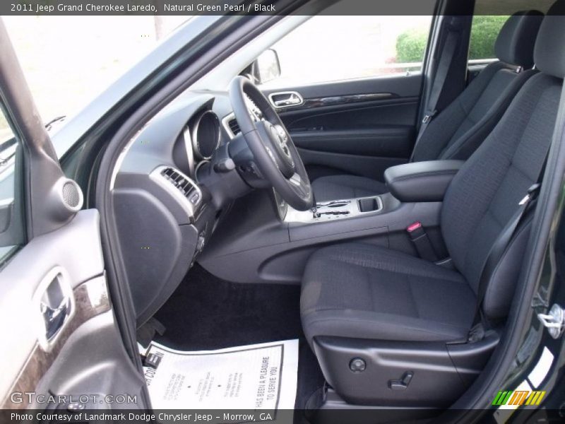 Natural Green Pearl / Black 2011 Jeep Grand Cherokee Laredo