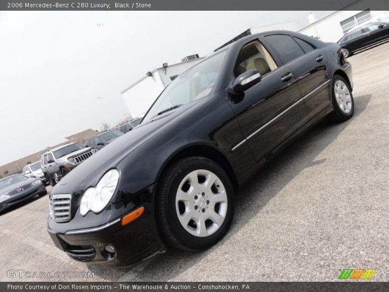 Black / Stone 2006 Mercedes-Benz C 280 Luxury