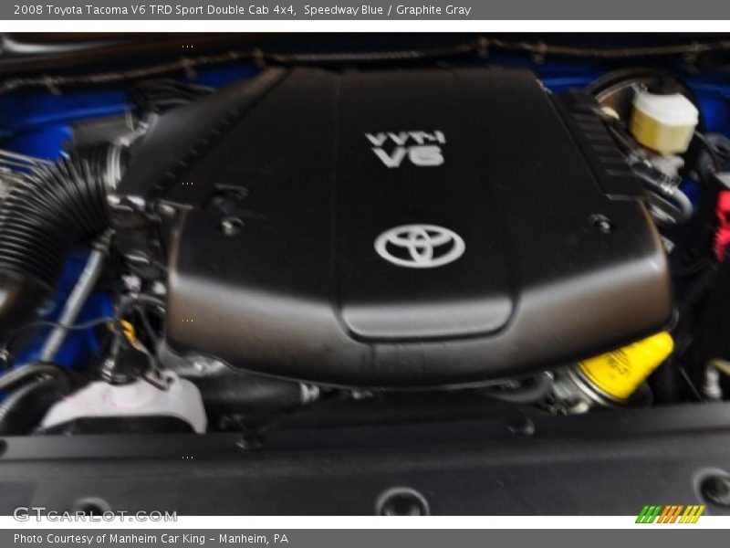 Speedway Blue / Graphite Gray 2008 Toyota Tacoma V6 TRD Sport Double Cab 4x4
