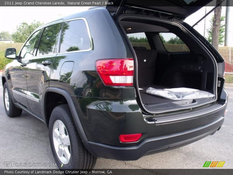 Natural Green Pearl / Black 2011 Jeep Grand Cherokee Laredo