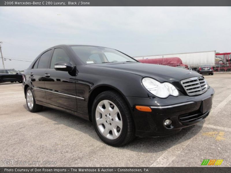 Black / Stone 2006 Mercedes-Benz C 280 Luxury