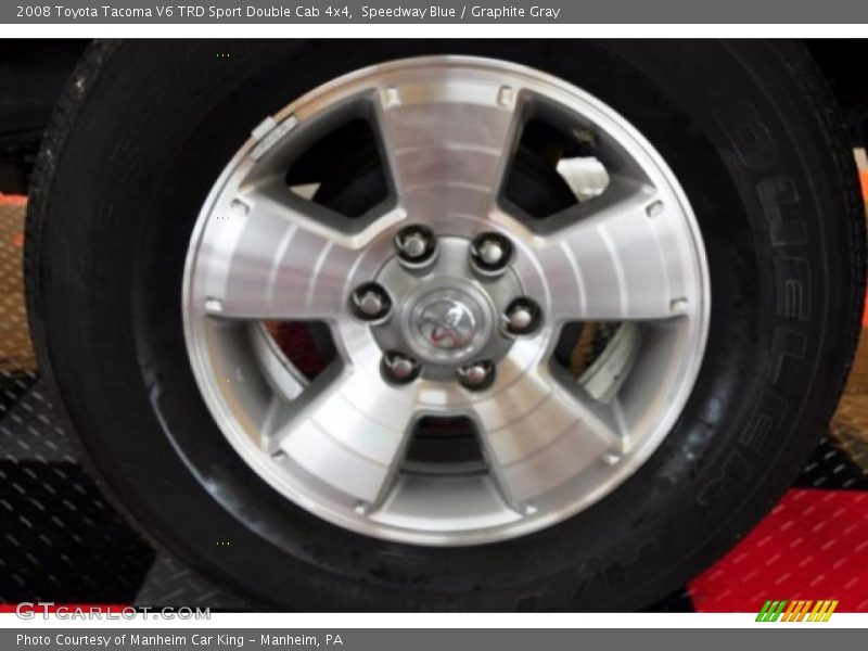 Speedway Blue / Graphite Gray 2008 Toyota Tacoma V6 TRD Sport Double Cab 4x4