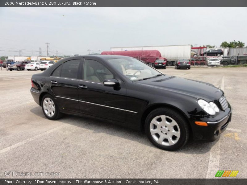 Black / Stone 2006 Mercedes-Benz C 280 Luxury