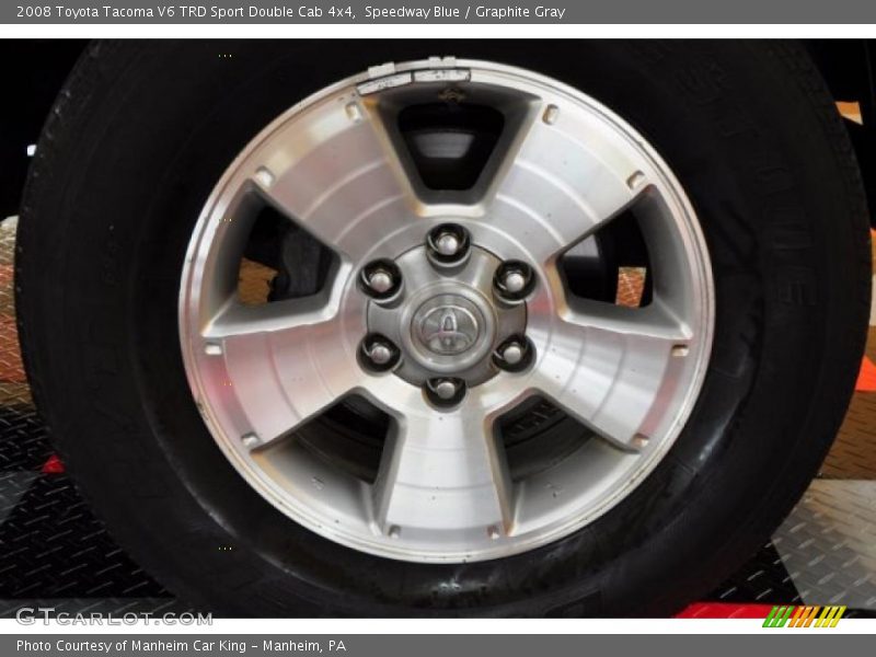 Speedway Blue / Graphite Gray 2008 Toyota Tacoma V6 TRD Sport Double Cab 4x4