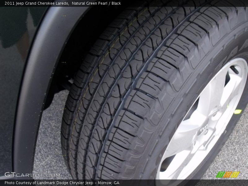 Natural Green Pearl / Black 2011 Jeep Grand Cherokee Laredo
