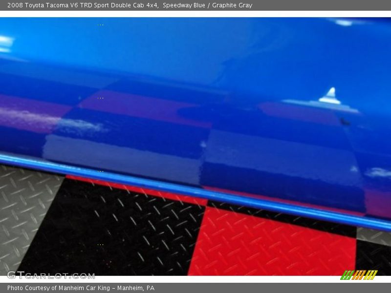 Speedway Blue / Graphite Gray 2008 Toyota Tacoma V6 TRD Sport Double Cab 4x4