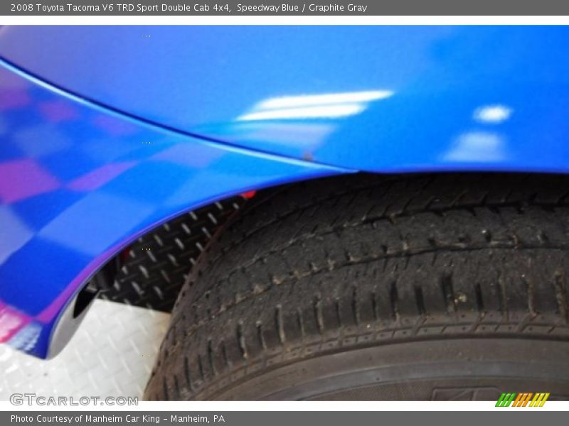 Speedway Blue / Graphite Gray 2008 Toyota Tacoma V6 TRD Sport Double Cab 4x4