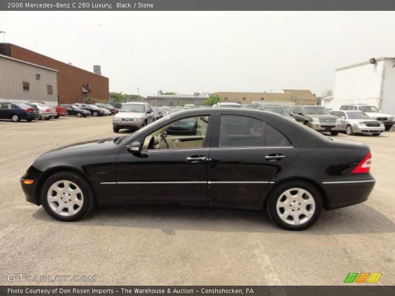 Black / Stone 2006 Mercedes-Benz C 280 Luxury