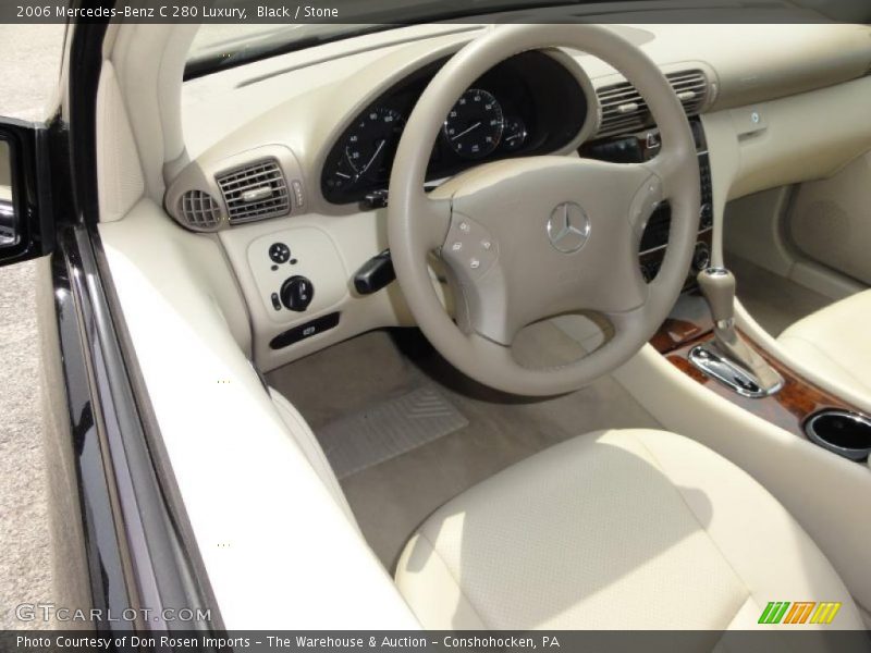 Black / Stone 2006 Mercedes-Benz C 280 Luxury