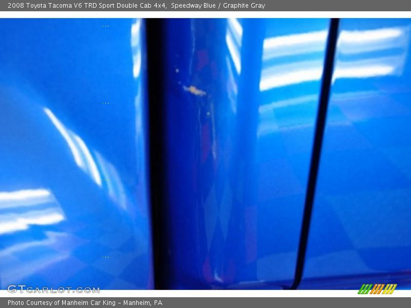 Speedway Blue / Graphite Gray 2008 Toyota Tacoma V6 TRD Sport Double Cab 4x4