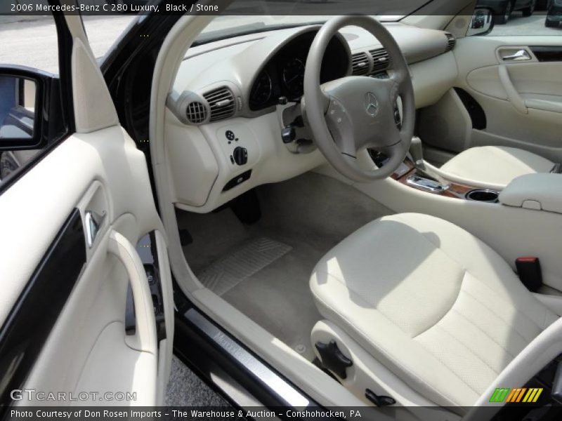 Black / Stone 2006 Mercedes-Benz C 280 Luxury