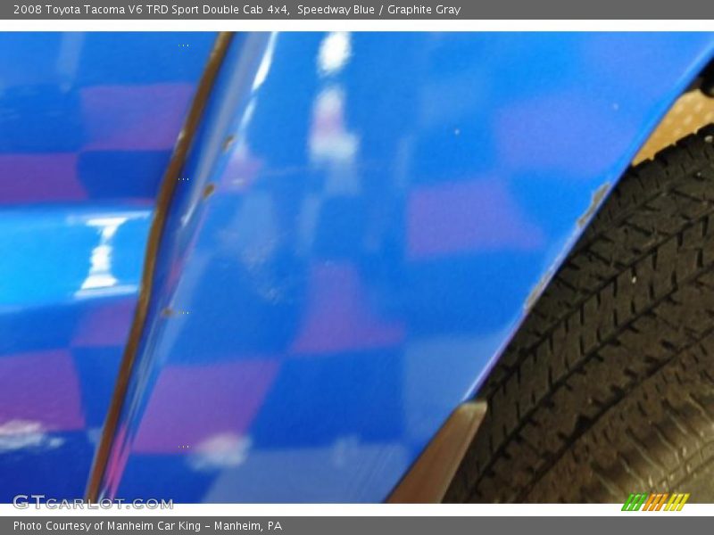 Speedway Blue / Graphite Gray 2008 Toyota Tacoma V6 TRD Sport Double Cab 4x4