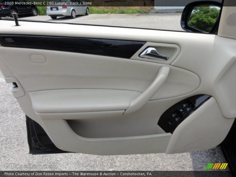 Black / Stone 2006 Mercedes-Benz C 280 Luxury
