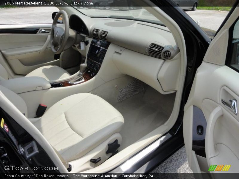 Black / Stone 2006 Mercedes-Benz C 280 Luxury