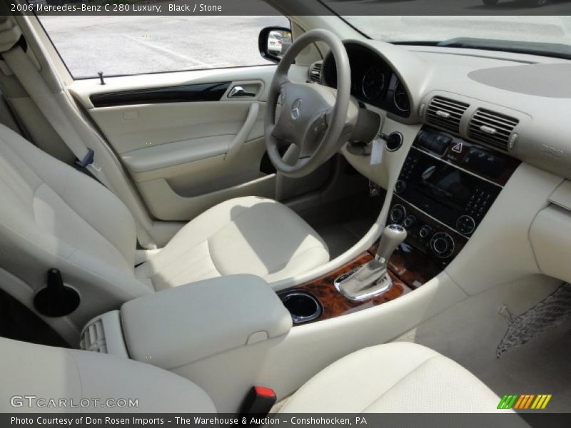 Black / Stone 2006 Mercedes-Benz C 280 Luxury