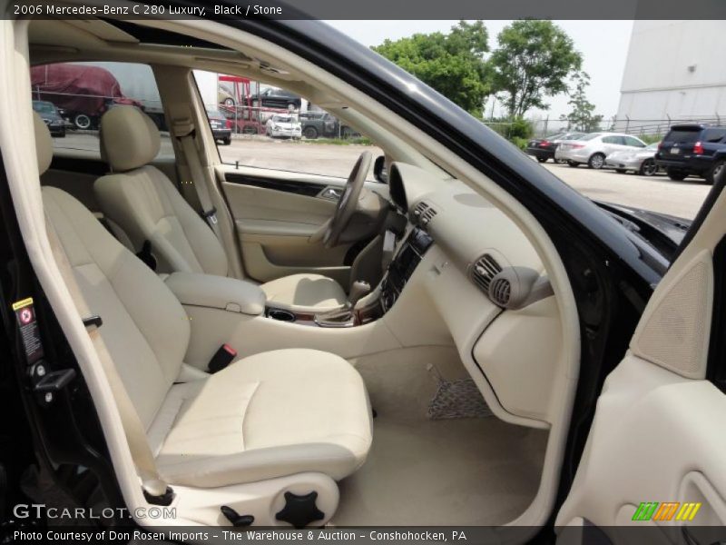 Black / Stone 2006 Mercedes-Benz C 280 Luxury