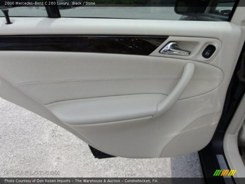 Black / Stone 2006 Mercedes-Benz C 280 Luxury