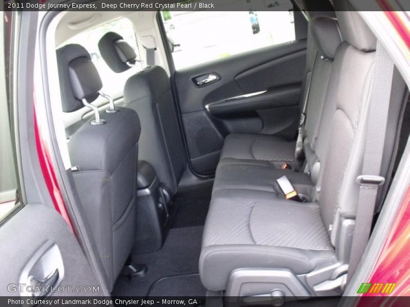 Deep Cherry Red Crystal Pearl / Black 2011 Dodge Journey Express