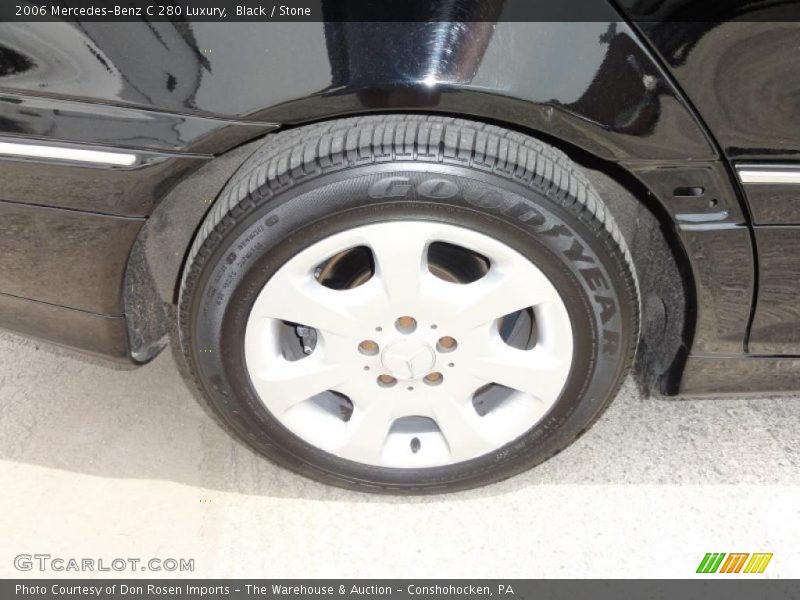 Black / Stone 2006 Mercedes-Benz C 280 Luxury
