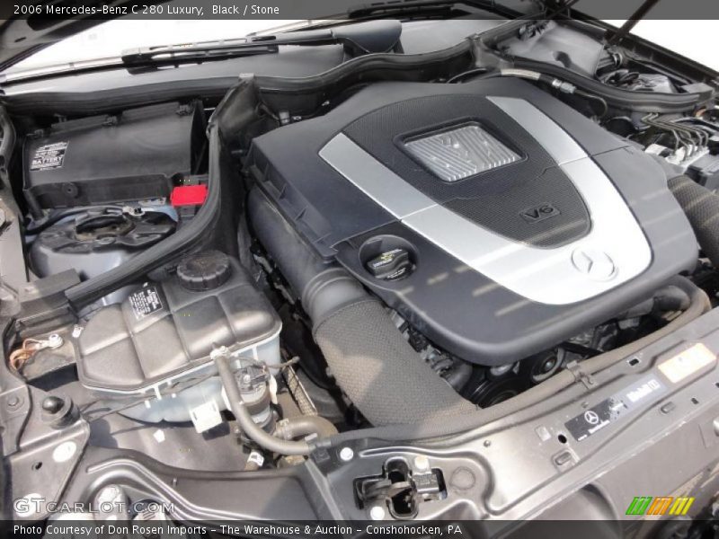 Black / Stone 2006 Mercedes-Benz C 280 Luxury