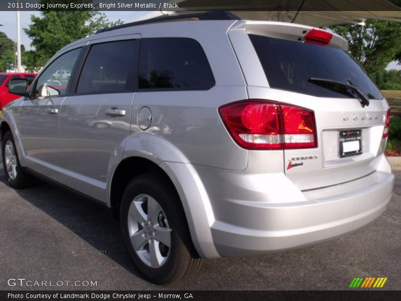 Bright Silver Metallic / Black 2011 Dodge Journey Express