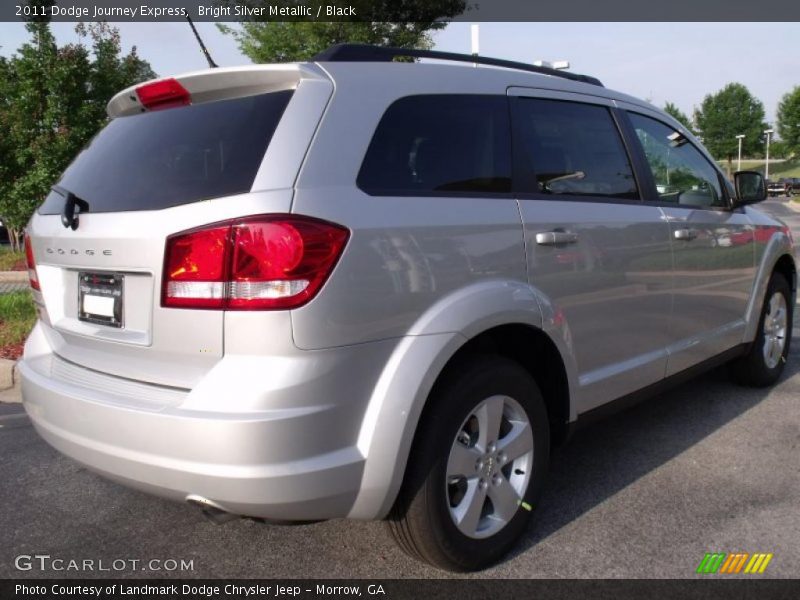 Bright Silver Metallic / Black 2011 Dodge Journey Express