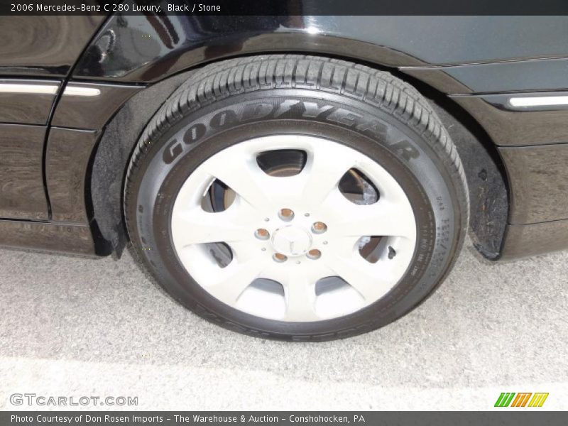 Black / Stone 2006 Mercedes-Benz C 280 Luxury