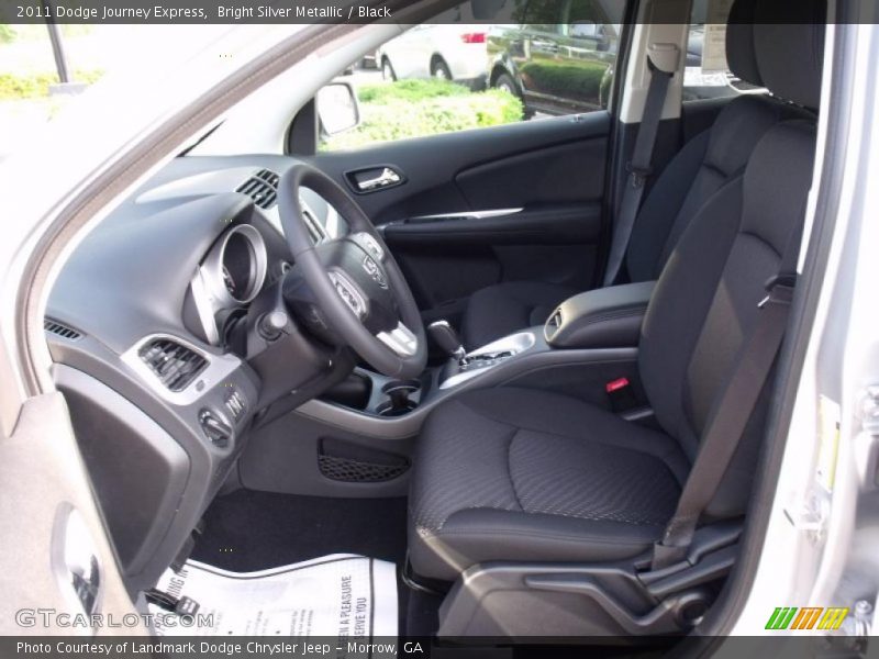 Bright Silver Metallic / Black 2011 Dodge Journey Express