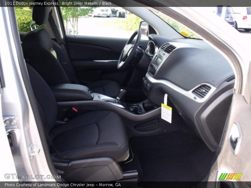 Bright Silver Metallic / Black 2011 Dodge Journey Express