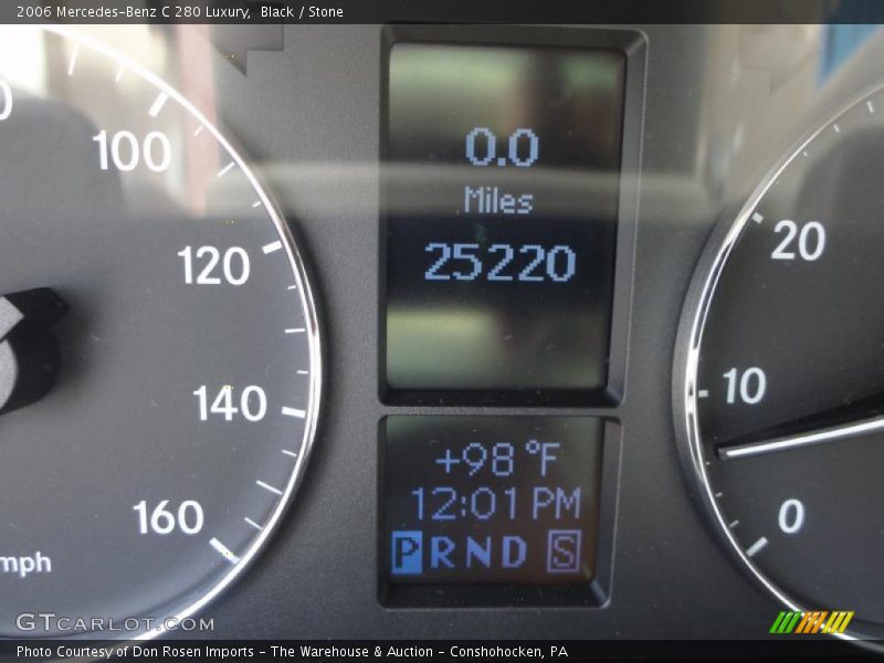 Black / Stone 2006 Mercedes-Benz C 280 Luxury