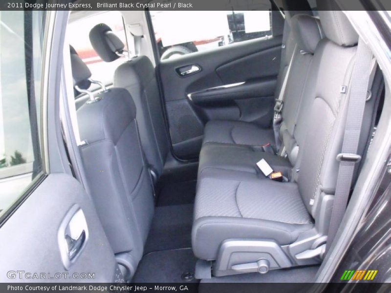 Brilliant Black Crystal Pearl / Black 2011 Dodge Journey Express