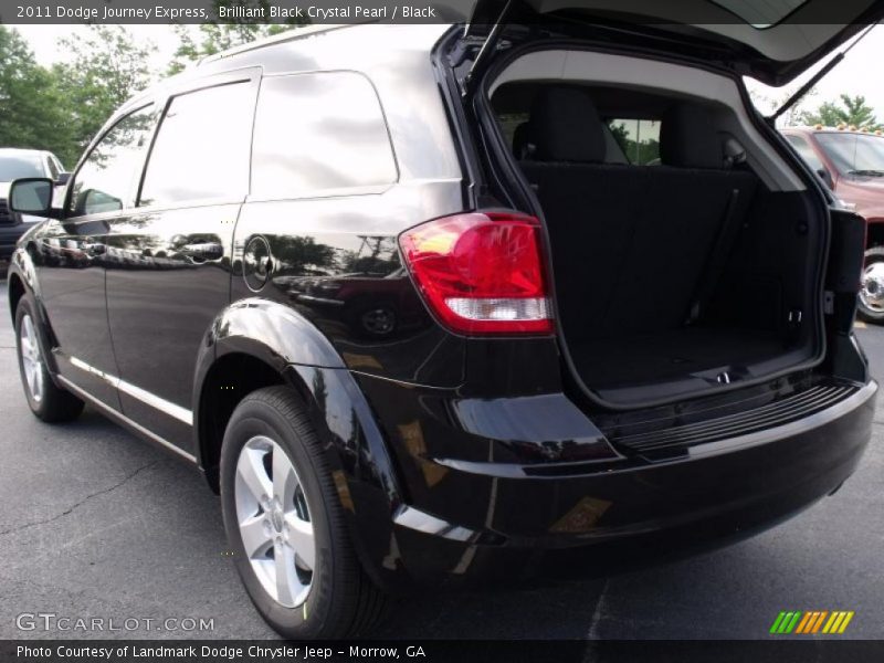 Brilliant Black Crystal Pearl / Black 2011 Dodge Journey Express