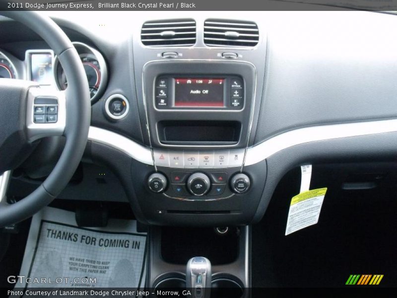 Brilliant Black Crystal Pearl / Black 2011 Dodge Journey Express