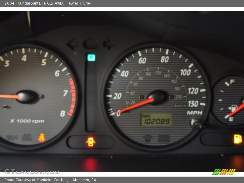 Pewter / Gray 2004 Hyundai Santa Fe GLS 4WD