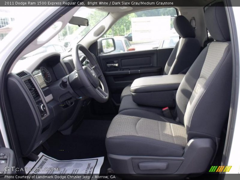 Bright White / Dark Slate Gray/Medium Graystone 2011 Dodge Ram 1500 Express Regular Cab
