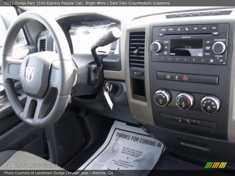 Dashboard of 2011 Ram 1500 Express Regular Cab