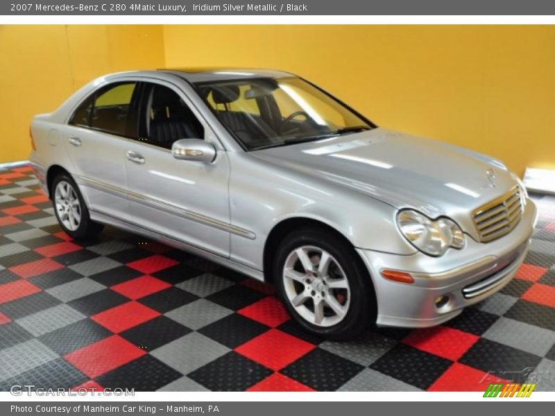 Iridium Silver Metallic / Black 2007 Mercedes-Benz C 280 4Matic Luxury