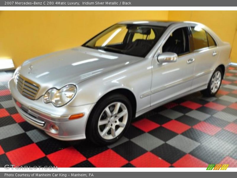 Iridium Silver Metallic / Black 2007 Mercedes-Benz C 280 4Matic Luxury