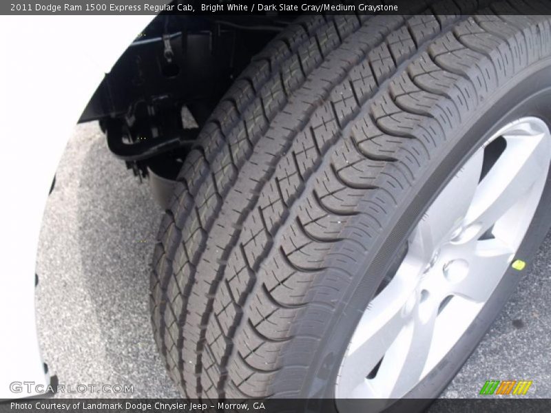 Bright White / Dark Slate Gray/Medium Graystone 2011 Dodge Ram 1500 Express Regular Cab