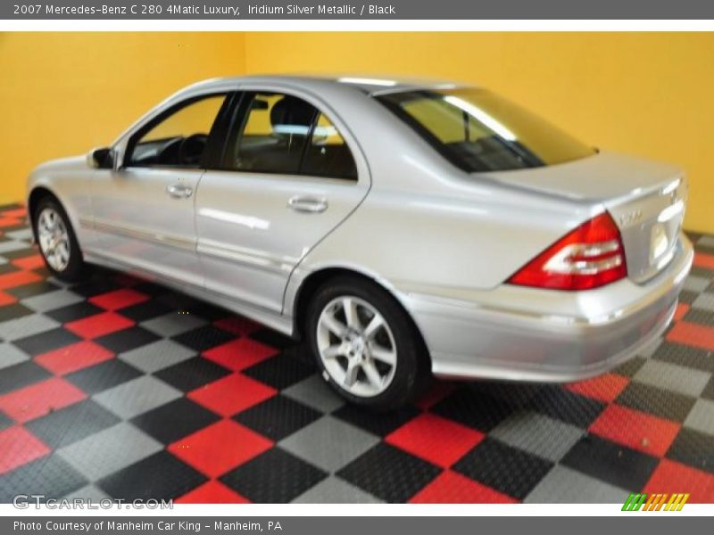 Iridium Silver Metallic / Black 2007 Mercedes-Benz C 280 4Matic Luxury