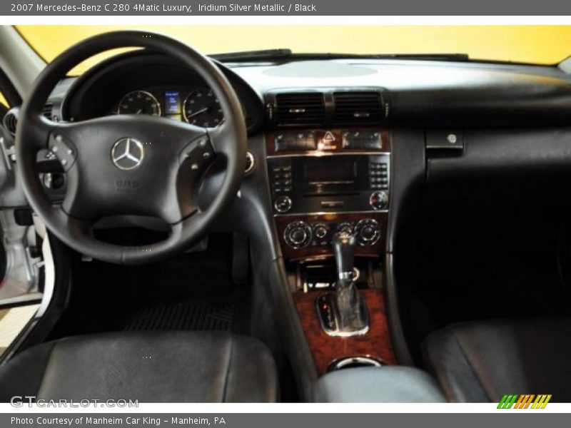 Iridium Silver Metallic / Black 2007 Mercedes-Benz C 280 4Matic Luxury