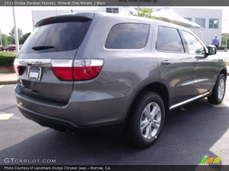 Mineral Gray Metallic / Black 2011 Dodge Durango Express