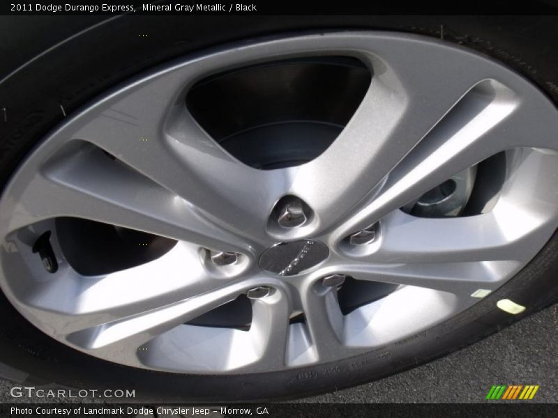 Mineral Gray Metallic / Black 2011 Dodge Durango Express