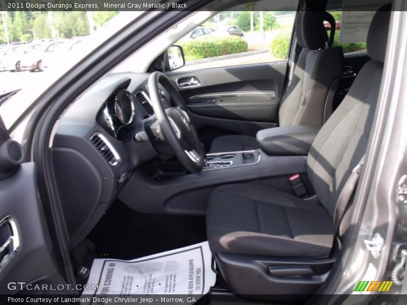 Mineral Gray Metallic / Black 2011 Dodge Durango Express